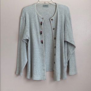 LL Bean Cardigan Sweater